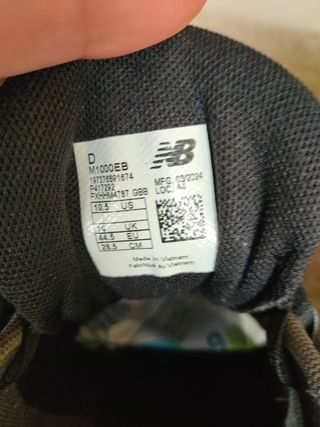 NEW BALANCE 1000 ANTRACITA