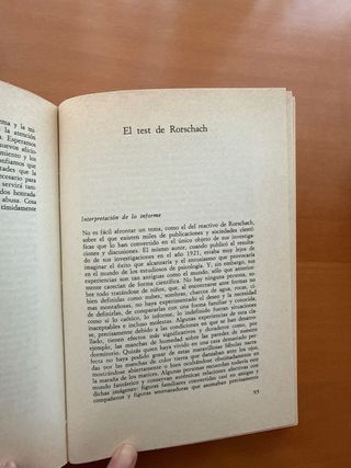 Libro Los tests psicológicos