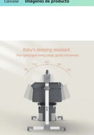 Cuna colecho eléctrica ajustable