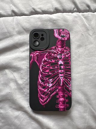 Funda iPhone 11 Esqueleto Rosa