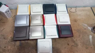 Pulsadores de luz varios colores