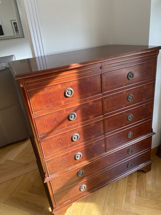 Cómoda - Mueble TV de madera marrón