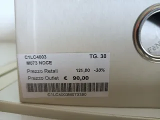 CAFÈNOIR sandalo nuovo pelle n.38