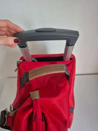 Bolsa de viaje con ruedas Parfois Roja