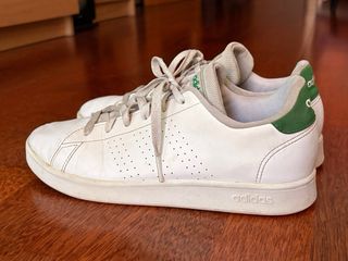 Adidas Advantage Blancas/Verde Talla 39.5
