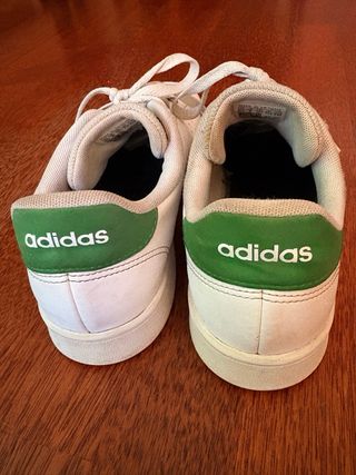 Adidas Advantage Blancas/Verde Talla 39.5