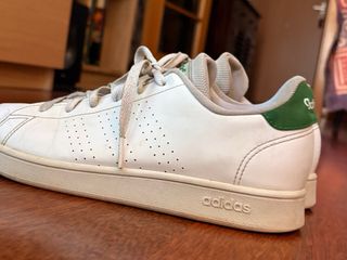 Adidas Advantage Blancas/Verde Talla 39.5