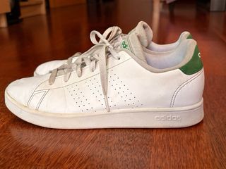 Adidas Advantage Blancas/Verde Talla 39.5