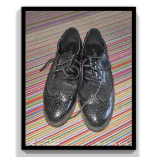 Zapatos negros con cordones Talla 39