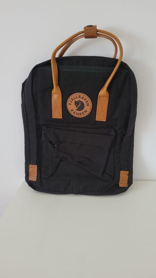 Mochila Fjallraven no 2 negro marrón