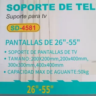 SOPORTE TV FIJO 26"-55" NUEVO ESTRENAR