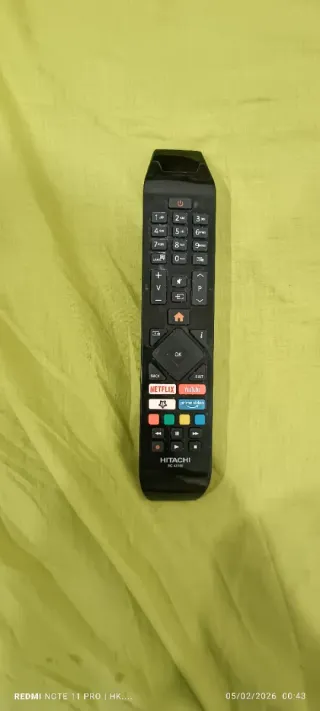 Mando a distancia negro