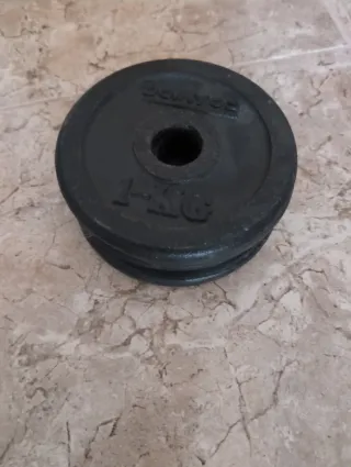 4 discos de pesa 1 kg