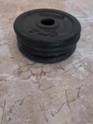 4 discos de pesa 1 kg