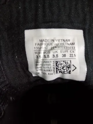 Zapatillas Converse All Star Piel Talla 36