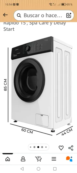 Lavadora Carga Frontal 6kg