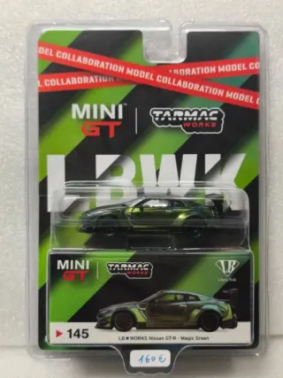 Mini GT 145 LB★WORKS Nissan GT-R R35 Magic Green