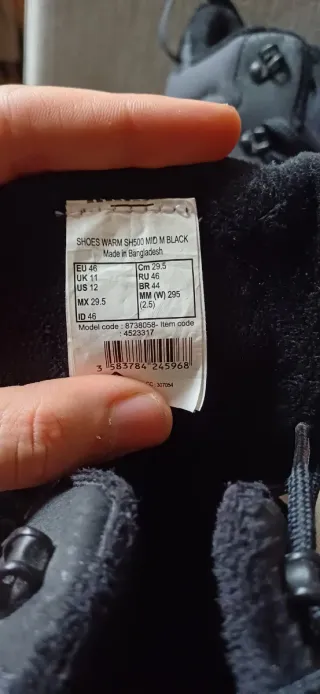 Botas Montaña Quechua Borreguito Azul Marino