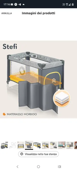 Box bambino Lionelo con lenzuolino