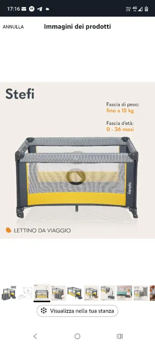 Box bambino Lionelo con lenzuolino