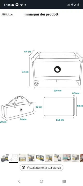 Box bambino Lionelo con lenzuolino