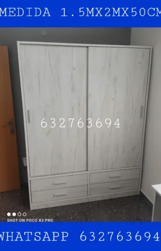 Armario corredero 1.5x2x0.5m