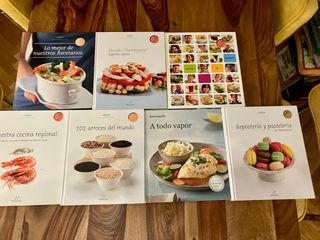 7 libros de cocina Termomix. Nuevos a estrenar