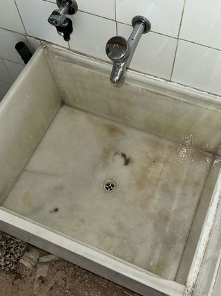 Pila o fregadero de mármol