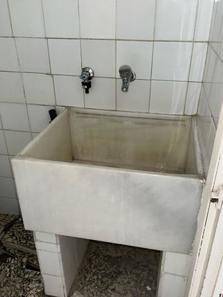 Pila o fregadero de mármol