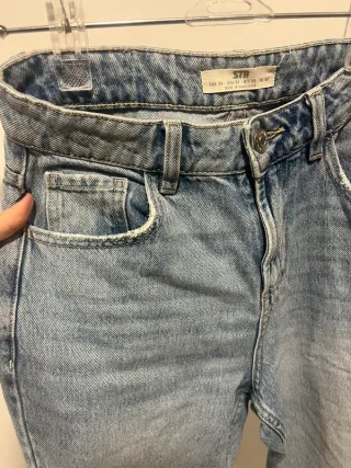 Calças de ganga corte boyfriend