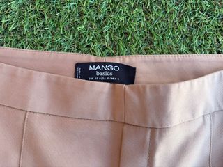 Pantalones Mango Beige Talla M