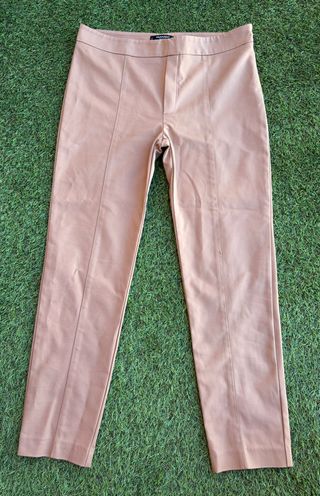 Pantalones Mango Beige Talla M