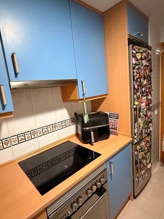 Cocina completa azul