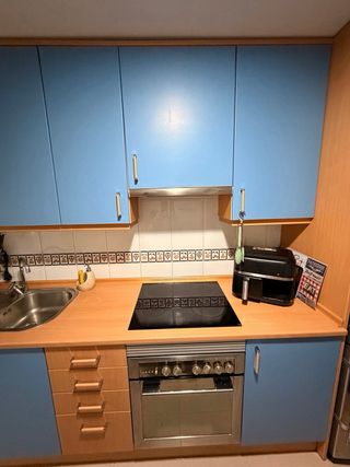 Cocina completa azul