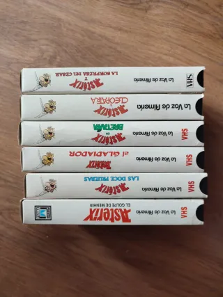Colección VHS Asterix y Obelix (6 cintas)