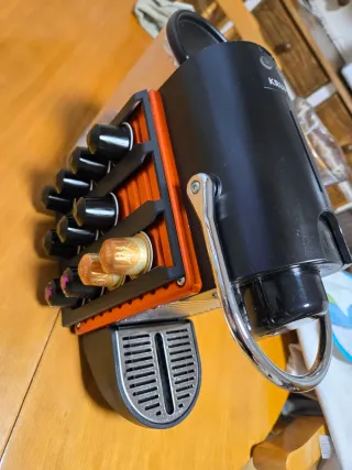 Cafetera Nespresso Krups Naranja