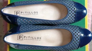 Zapatos Pitillos T39 Azul