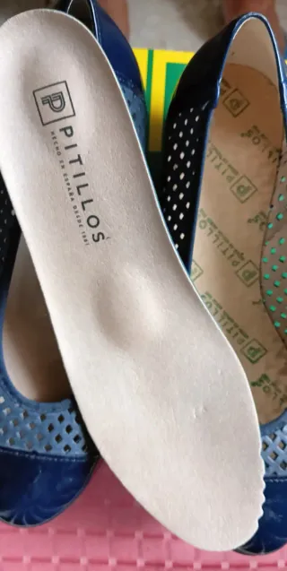 Zapatos Pitillos T39 Azul