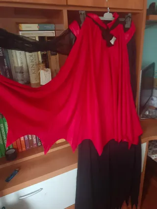 Disfraz Vampira con Alas Talla Única