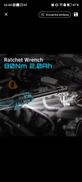 Llave de carraca 21V Brushless Motor