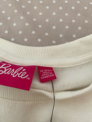 Sudadera Barbie Blanca