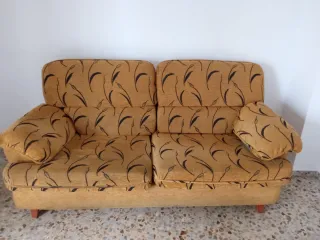 Sofá vintage tela estampado floral