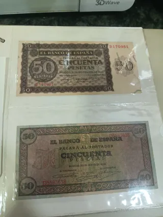 Colección de billetes de España