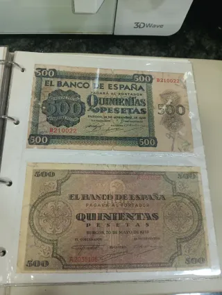 Colección de billetes de España