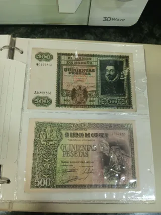 Colección de billetes de España