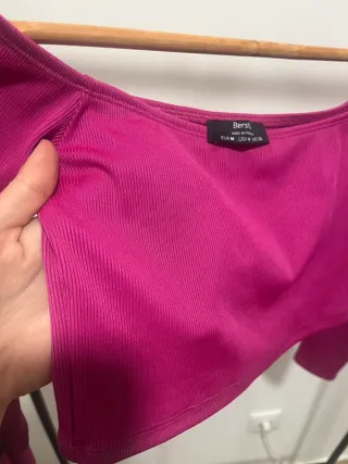 Top Ombro a Ombro Rosa Tamanho M