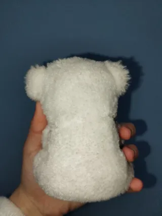 Oso de peluche blanco con corazón I LOVE YOU