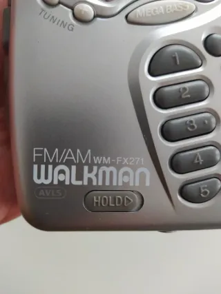 Sony Walkman Radio WM-FX271 Mega Bass correa nueva