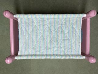 Lote Baby Fever cuna muñeca años 80