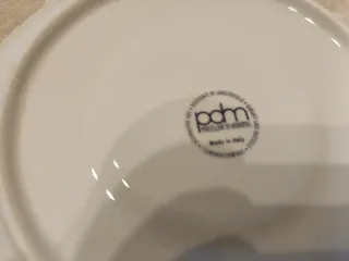 Juego de café de porcelana con frutas